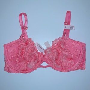 Wicked Unlined Eyelet Lace Balconette Bra